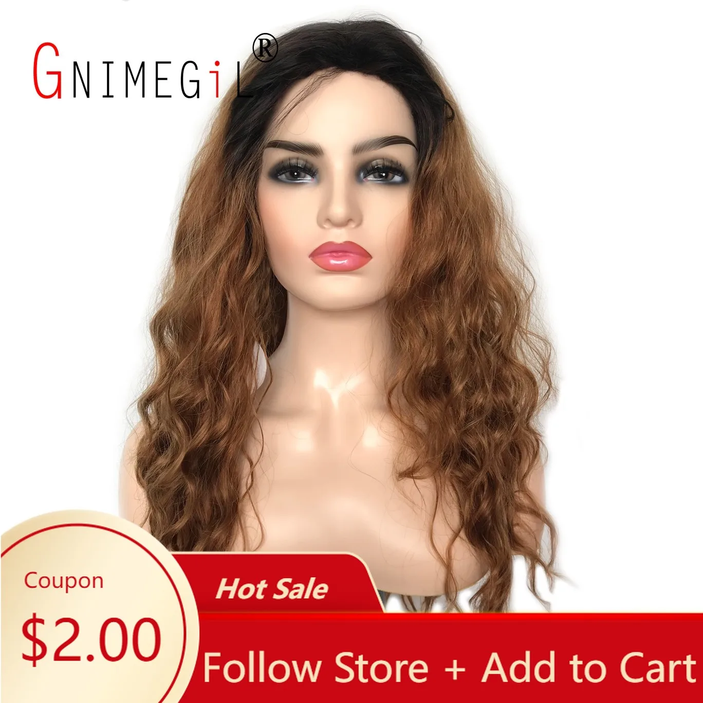 Длинный вьющийся синтетический парик GNIMEGIL, коричневые вьющиеся волнистые парики для костюма на Хэллоуин для женщин и девушек, синтетически...
Длинный вьющийся синтетический парик GNIMEGIL, коричневые вьющиеся волнистые парики для костюма на Хэллоуин для женщин и девушек, синтетически...