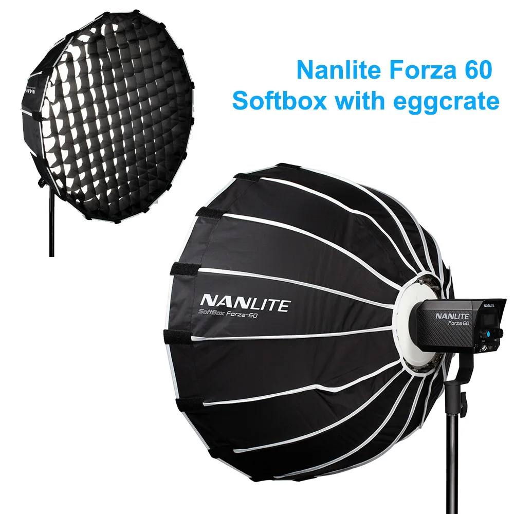 Nanguang 60 см зонт для софтбокса Nanlite Forza Вт светильник в виде сотовой сетки с