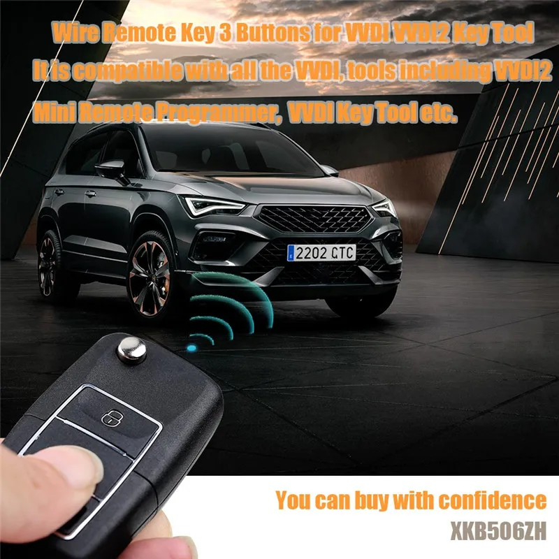 5pcs/lot Xhorse XKB506EN Wire Remote Key 3 Buttons B5 VW style for VVDI Key Tool VVDI2 with pin
5pcs/lot Xhorse XKB506EN Wire Remote Key 3 Buttons B5 VW style for VVDI Key Tool VVDI2 with pin