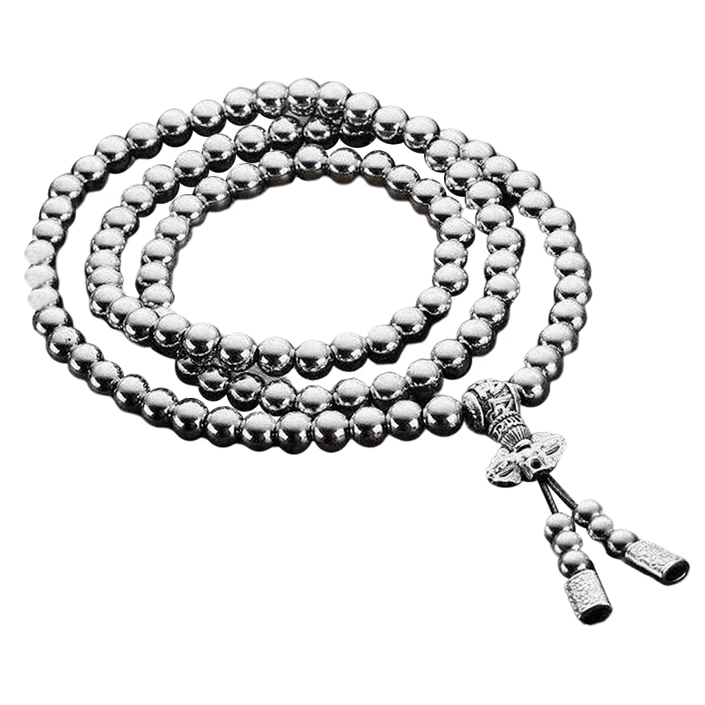 Stainless Steel 118 Buddha Beads Necklace Chain Bracelet for Men Adjustable
Stainless Steel 118 Buddha Beads Necklace Chain Bracelet for Men Adjustable