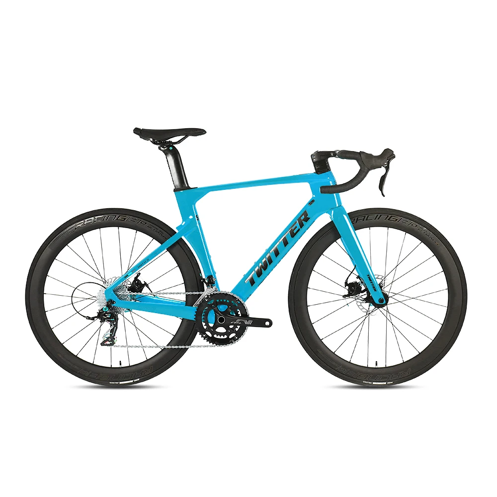 TWITTER bicycle Full Color R10 RS-22Speed Fully Hidden Inside Full Carbon Fiber Bicycle Carbon Wheel Hydraulic Disc Brake bikes
TWITTER bicycle Full Color R10 RS-22Speed Fully Hidden Inside Full Carbon Fiber Bicycle Carbon Wheel Hydraulic Disc Brake bikes