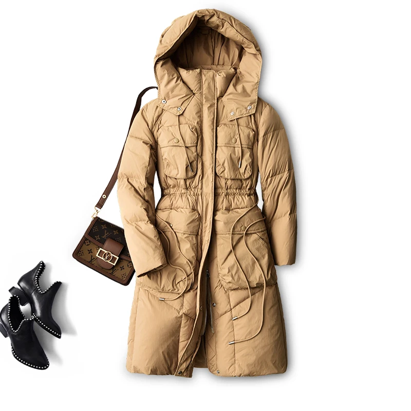 SHUCHAN Hood Duck Down Jacket Women 90% White Duck Down Long Winter Zipper High Street Slim Warm Women Clothes
SHUCHAN Hood Duck Down Jacket Women 90% White Duck Down Long Winter Zipper High Street Slim Warm Women Clothes