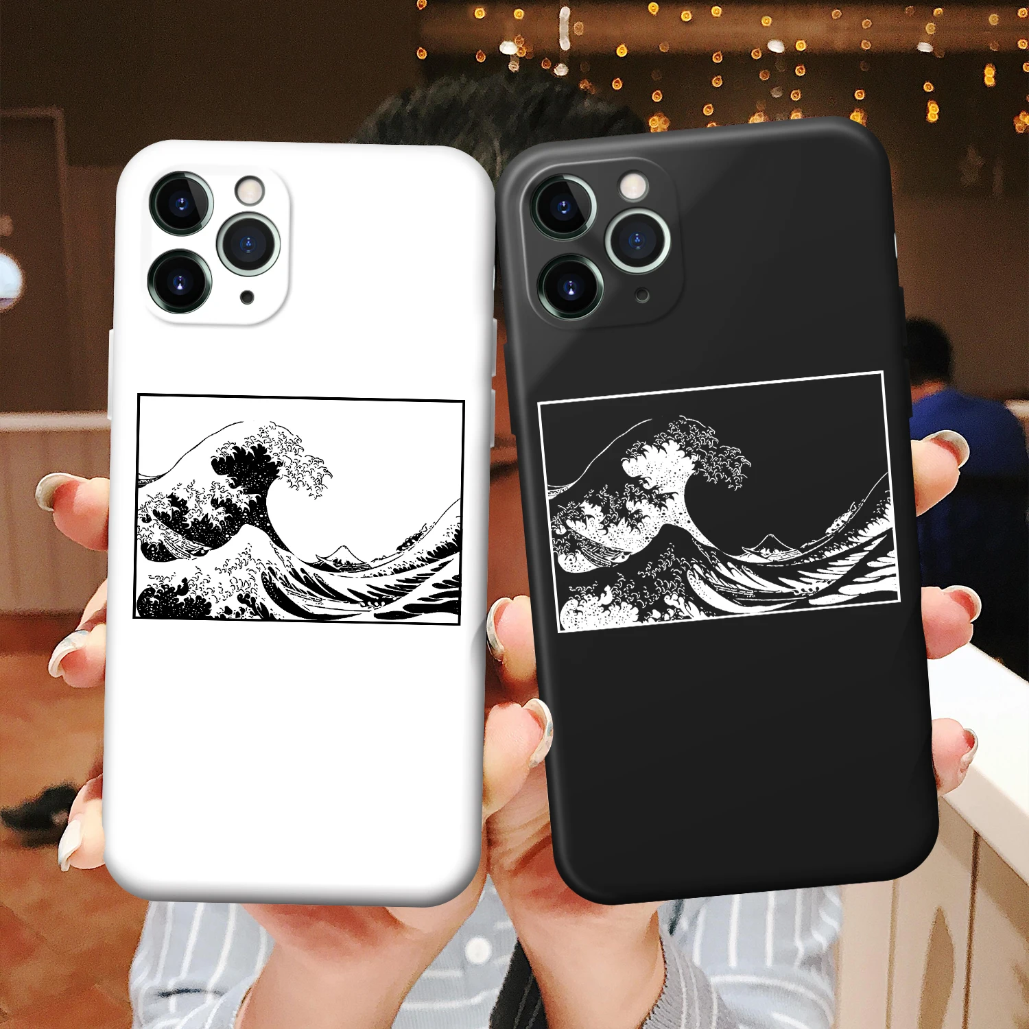 Японский чехол для телефона Kanagawa с морской волной и большим океаном iphone 13 12 11 Pro Max