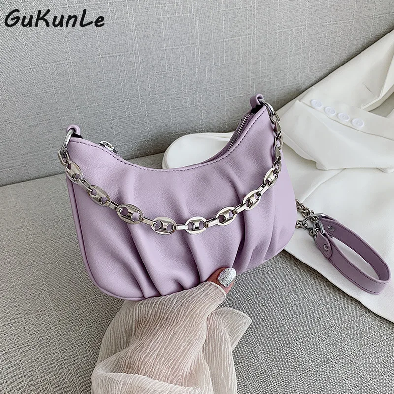 Soft PU Leather Pleated Shoulder Bag Women 2020 Luxury Designer Chain Handbag Female High Quality Purse Fashion
Soft PU Leather Pleated Shoulder Bag Women 2020 Luxury Designer Chain Handbag Female High Quality Purse Fashion