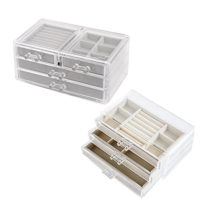 Dustproof Jewelry Storage Box Display Box Ladies Pendant Watch Display Stand Box Home Earring Necklace Jewelry Box
Dustproof Jewelry Storage Box Display Box Ladies Pendant Watch Display Stand Box Home Earring Necklace Jewelry Box