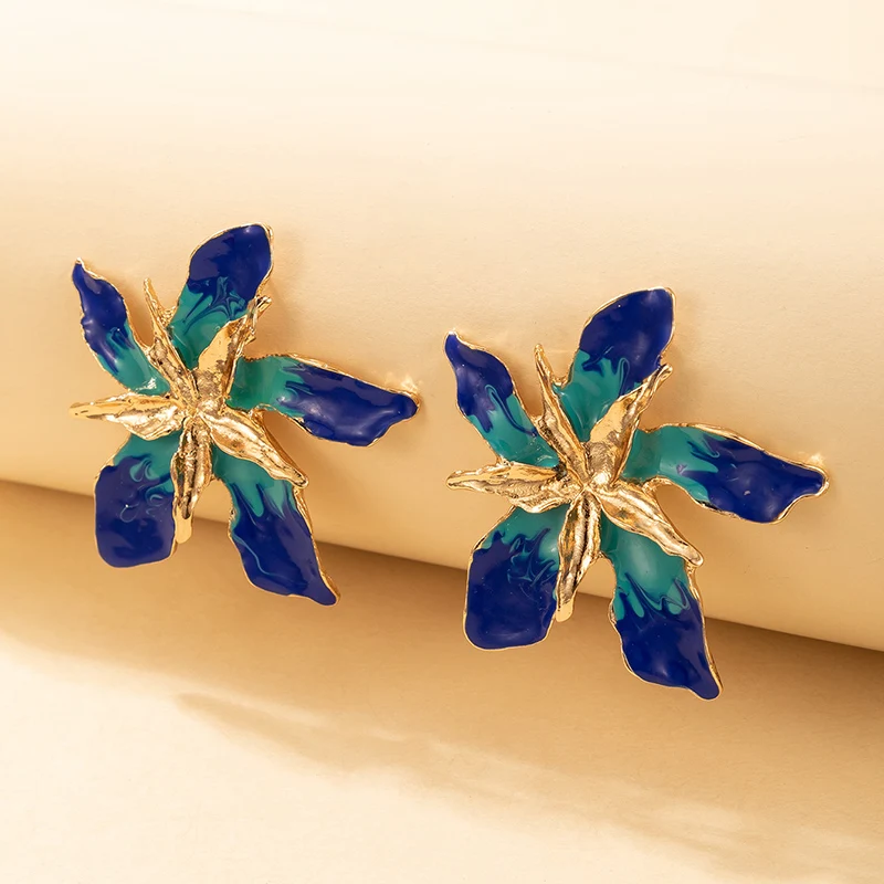 Tocona Vintage Big Colorful Flower Stud Earrings for Women Charmings Enamel Earrings Exaggerated Jewelry Party Gift Brinco 17654
Tocona Vintage Big Colorful Flower Stud Earrings for Women Charmings Enamel Earrings Exaggerated Jewelry Party Gift Brinco 17654