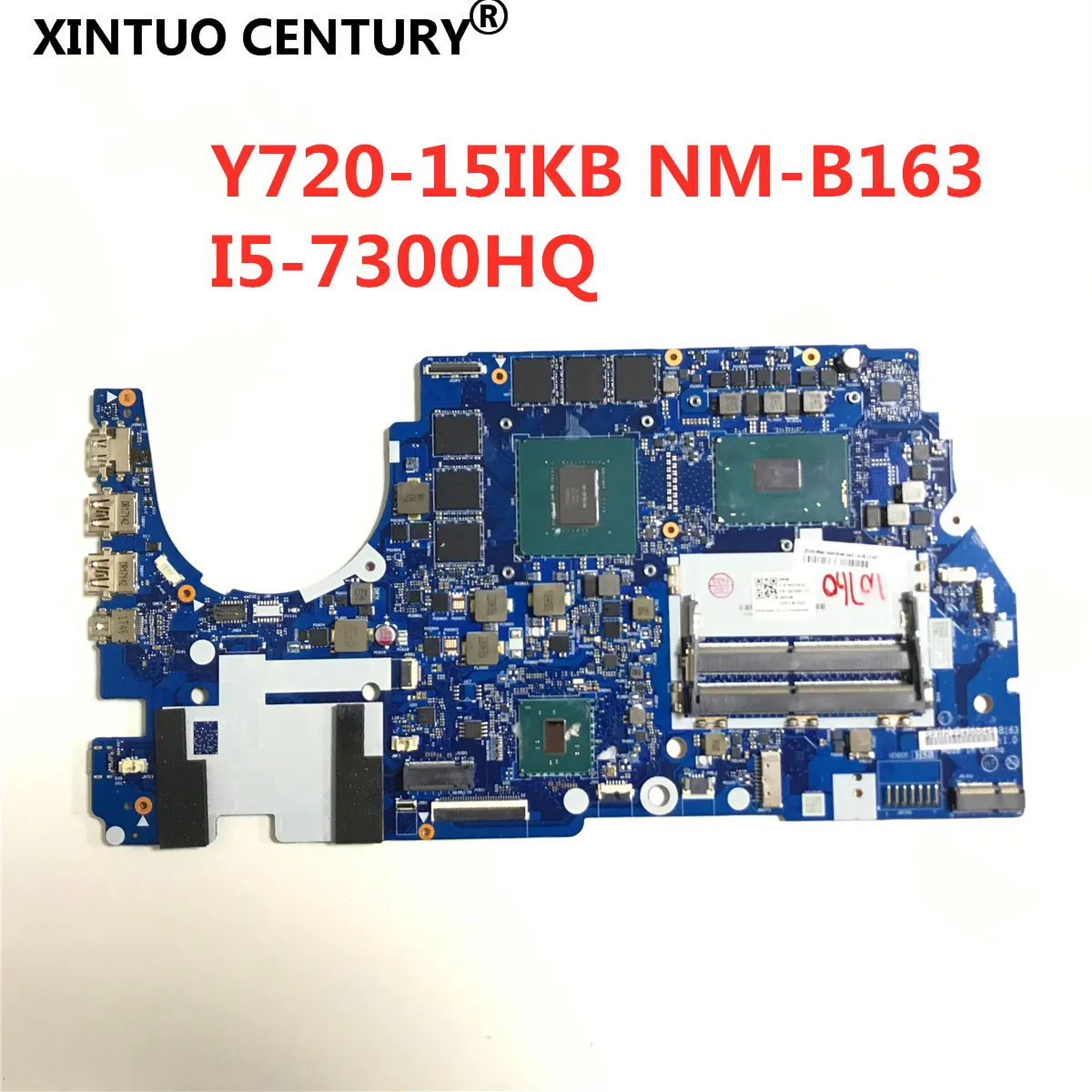 NM-B163 motherboard DY510/DY511 for Lenovo Y720-15IKB R720 Laptop motherboard CPU i5 7300HQ GPU GTX1060 DDR4 100% fully tested
NM-B163 motherboard DY510/DY511 for Lenovo Y720-15IKB R720 Laptop motherboard CPU i5 7300HQ GPU GTX1060 DDR4 100% fully tested