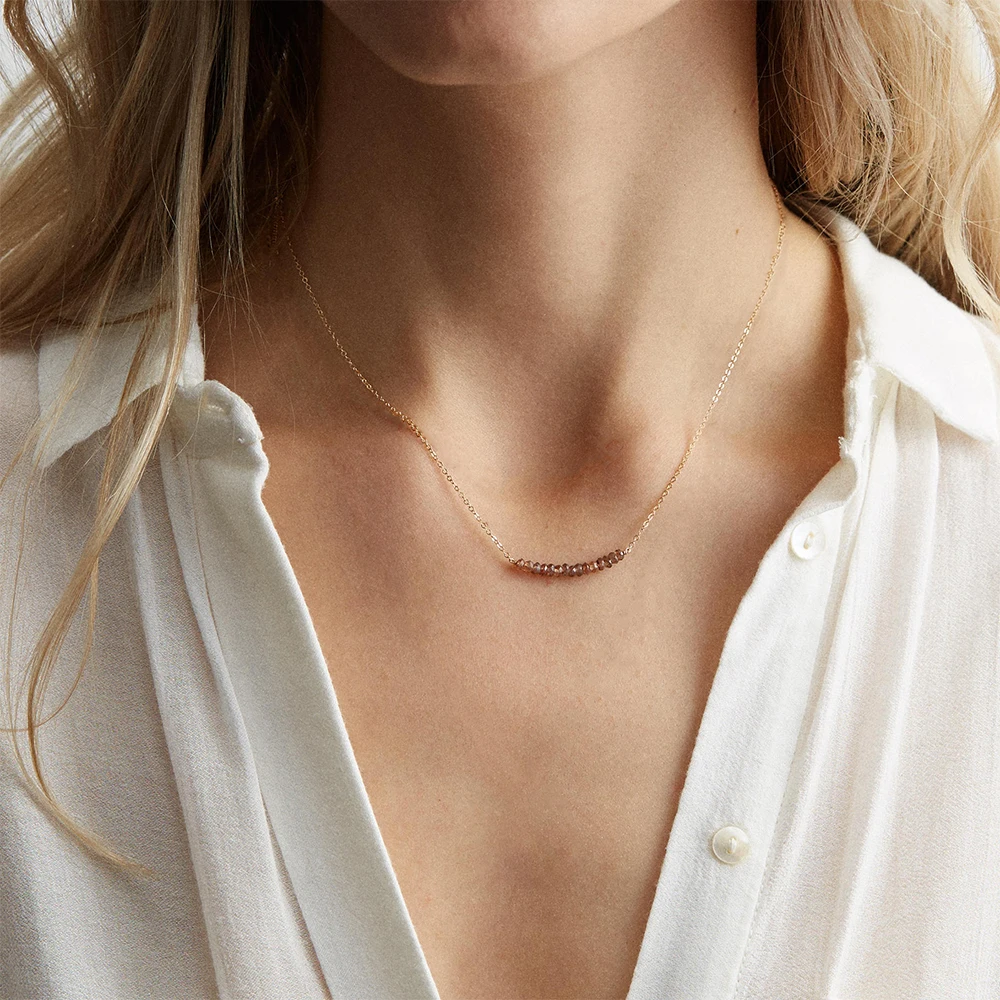 JUJIE Minimalist Necklace Red Crystal Beads Choker Necklace Women Multi Layered Stainless Steel Necklace Pendant
JUJIE Minimalist Necklace Red Crystal Beads Choker Necklace Women Multi Layered Stainless Steel Necklace Pendant