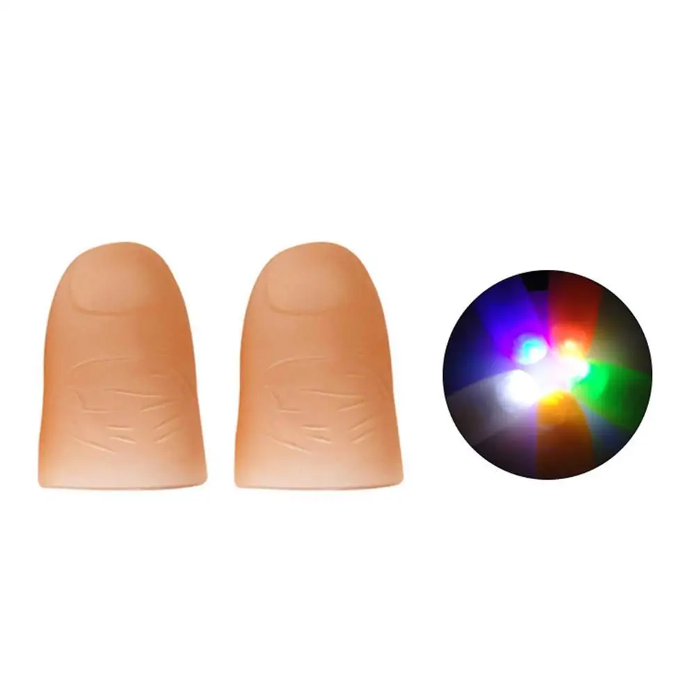 2Pcs Magic Trick Thumb Light Toys LED Glowing Battery Powered Thumbs Fingers Light For Party Supply Trick Props Festival
2Pcs Magic Trick Thumb Light Toys LED Glowing Battery Powered Thumbs Fingers Light For Party Supply Trick Props Festival