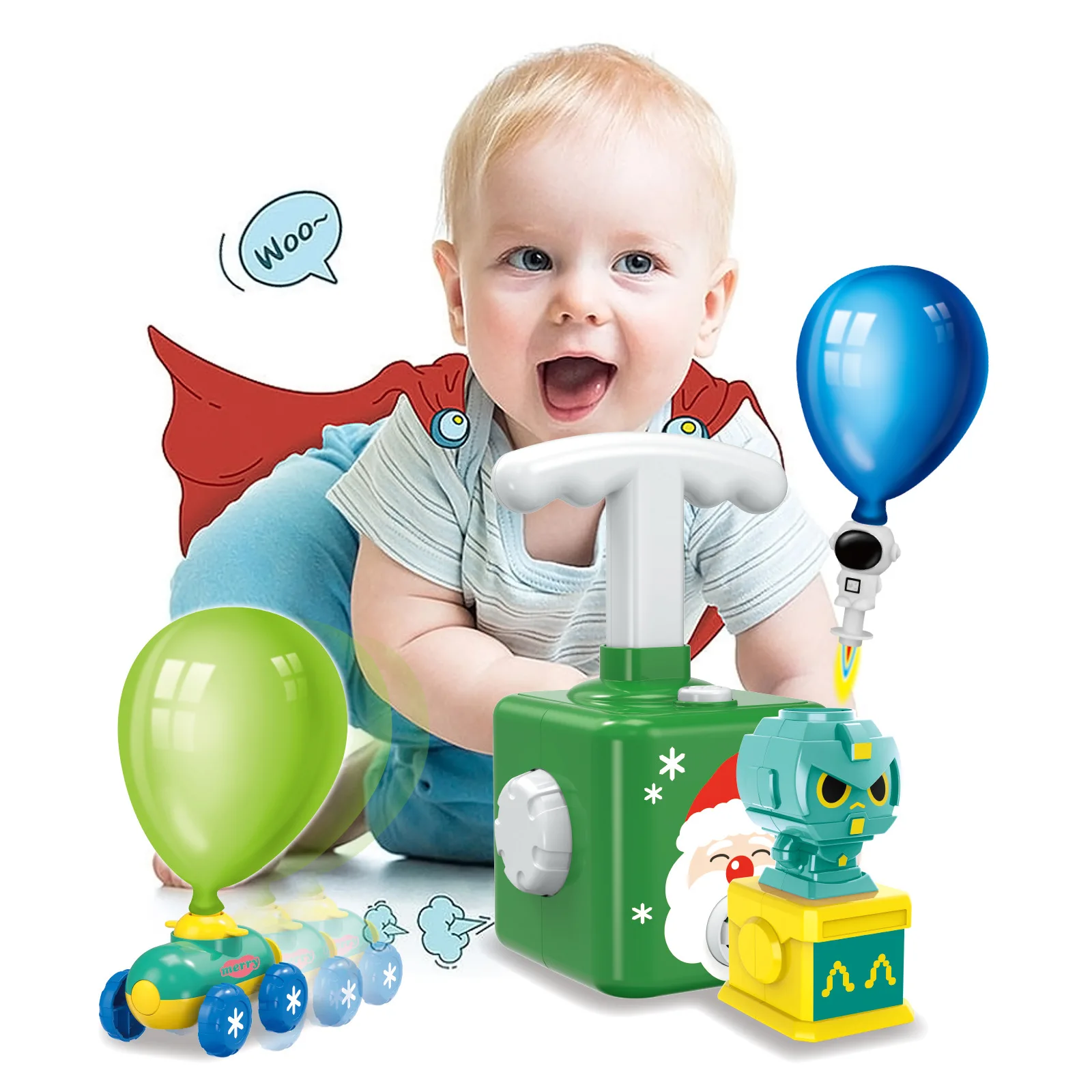 Christmas Balloon Launcher Toy Creative Balloon Powered Pump Racing Car Education Preschool Kid Learning Christmas Festival Gift
Christmas Balloon Launcher Toy Creative Balloon Powered Pump Racing Car Education Preschool Kid Learning Christmas Festival Gift