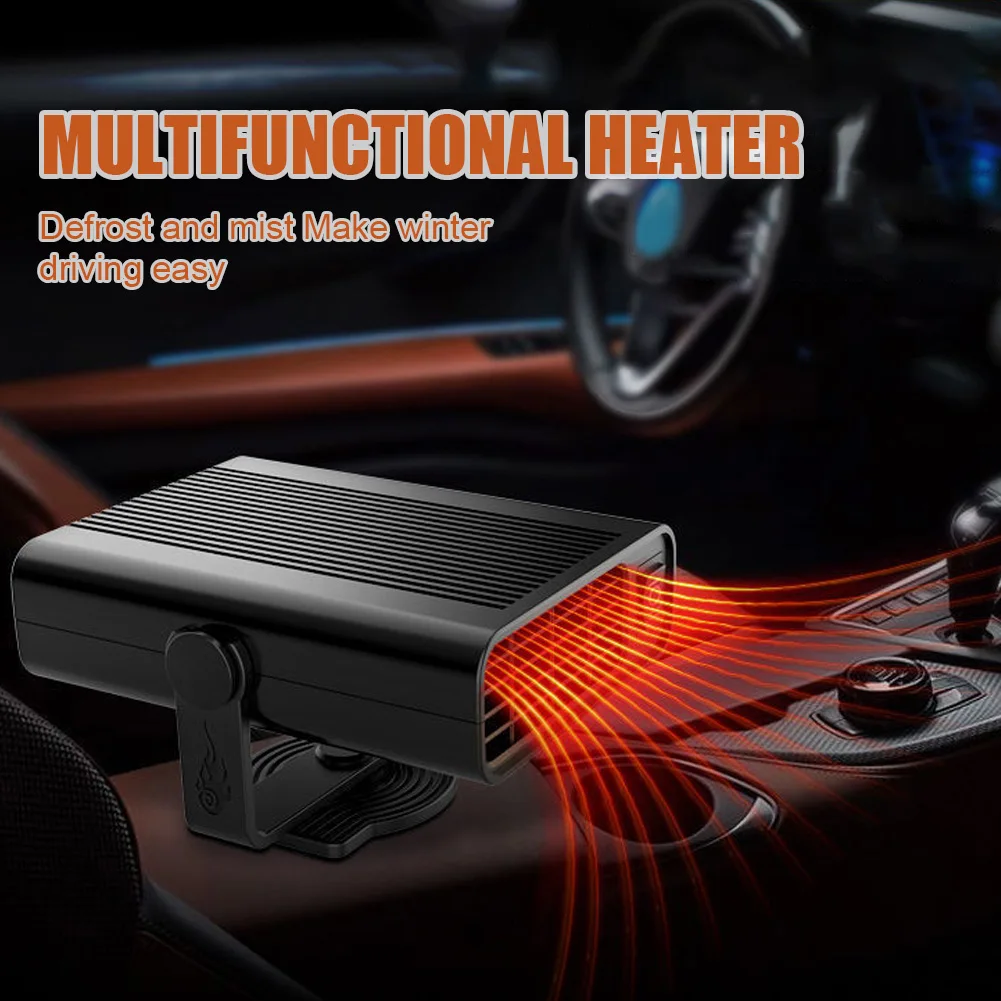 Car Heater 12V/24V 500W Portable 360 Degree Adjustable Electric Heating Fan 2 Modes Air Purifier Windshield Defogging Defroster
Car Heater 12V/24V 500W Portable 360 Degree Adjustable Electric Heating Fan 2 Modes Air Purifier Windshield Defogging Defroster