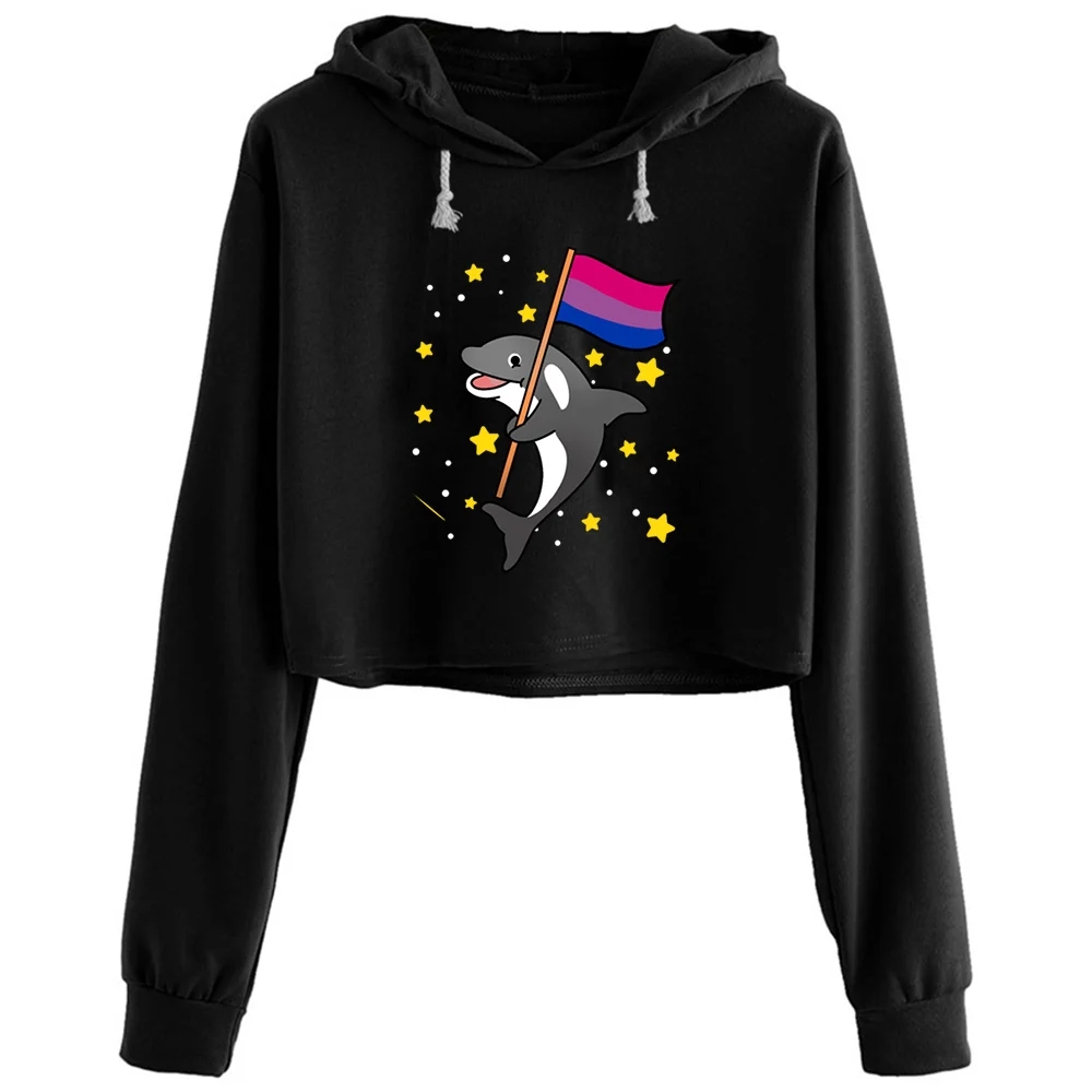 Bisexual Pride Orca Bisexual Crop Hoodies Women Aesthetic Kpop Korean Y2k Pullover For Girls
Bisexual Pride Orca Bisexual Crop Hoodies Women Aesthetic Kpop Korean Y2k Pullover For Girls