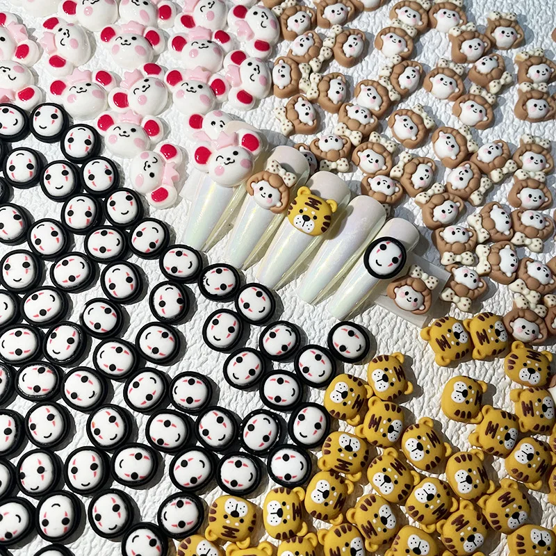 50Pcs/Lot 3D Resin Tiger girl grimace Nail Art Jewelry Cup Nails DIY Accessories Shell Patch
50Pcs/Lot 3D Resin Tiger girl grimace Nail Art Jewelry Cup Nails DIY Accessories Shell Patch