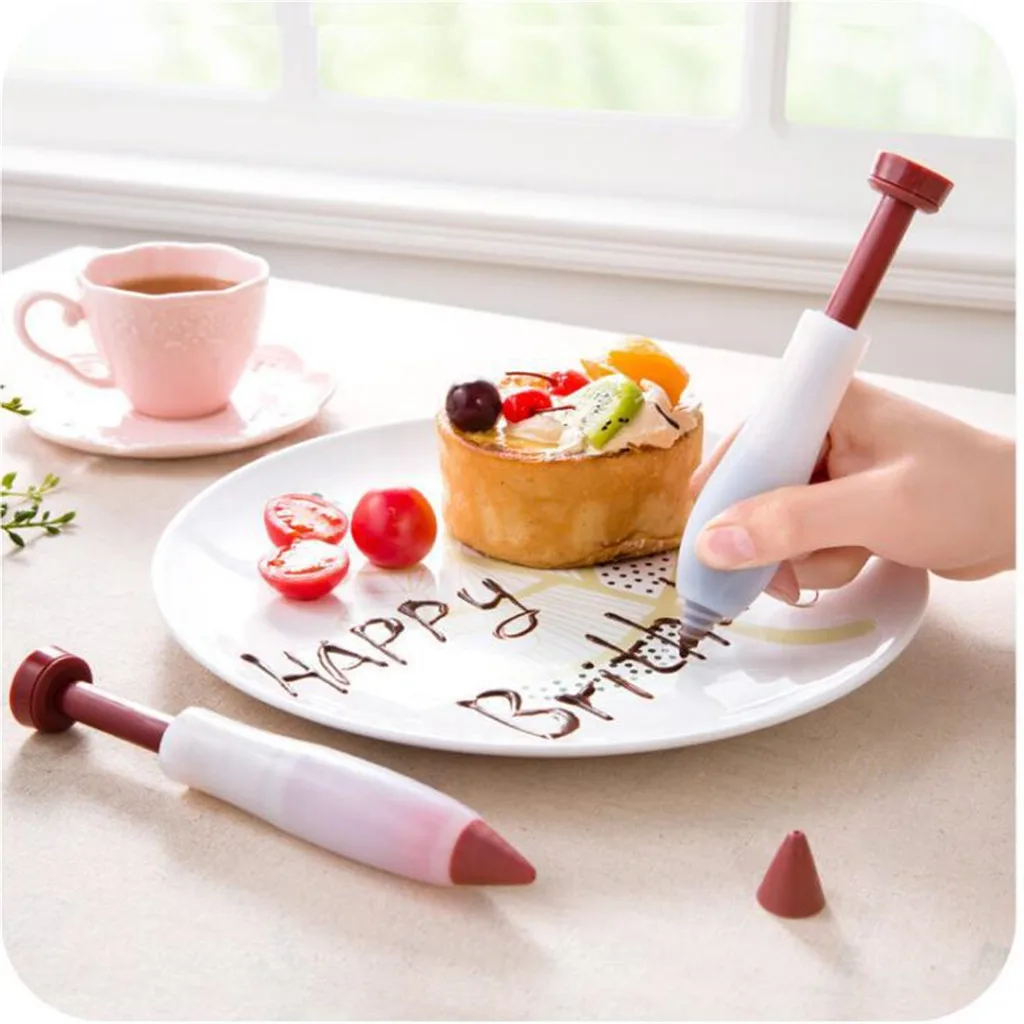 Кухонные аксессуары силиконовая ручка для помадки торта шприц глазури и письма