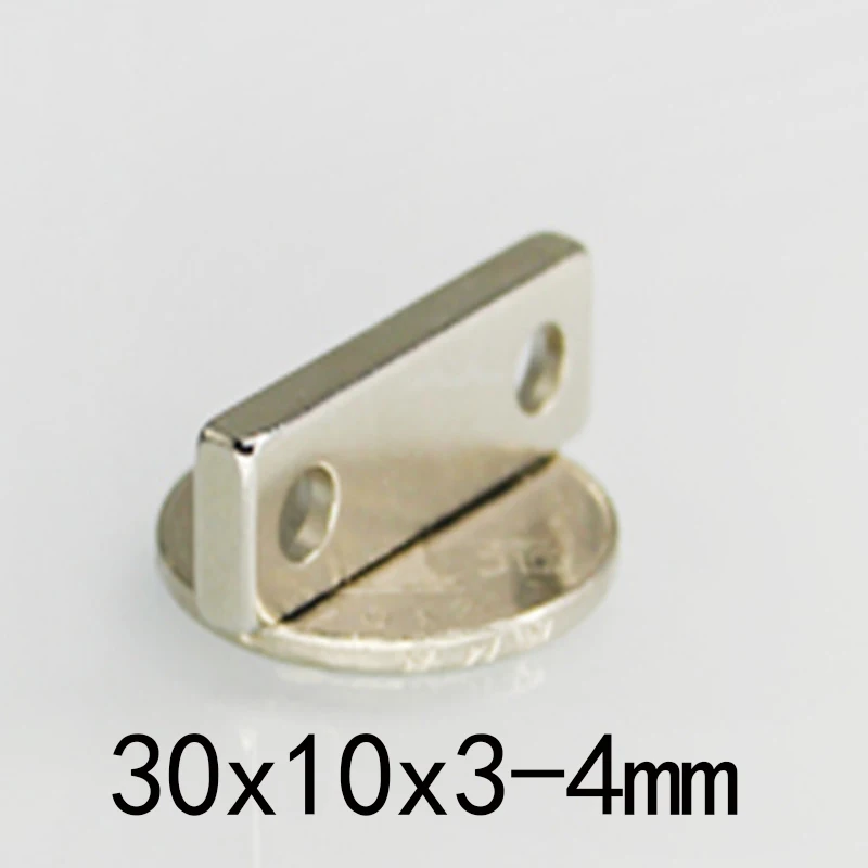 10/30/50pcs 30x10x3-4mm Strong Quadrate DIY Powerful Small Magnets 30*10*3-4mm NdFeB Magnets Strong Sheet Magnet Hole 4mm Block
10/30/50pcs 30x10x3-4mm Strong Quadrate DIY Powerful Small Magnets 30*10*3-4mm NdFeB Magnets Strong Sheet Magnet Hole 4mm Block