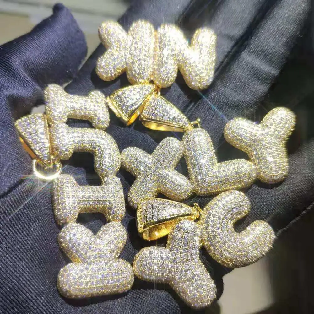USENSET 26 Initials Custom Bubble Letters Chain Necklaces & Pendant For Men Women Gold Color Cubic Zircon Hip Hop Charm Jewelry
USENSET 26 Initials Custom Bubble Letters Chain Necklaces & Pendant For Men Women Gold Color Cubic Zircon Hip Hop Charm Jewelry