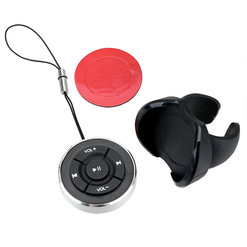 Wireless Car Steering Wheel Media Button Bluetooth Smart Remote Controller Volume Button For Motorcycle Bike Handlebar
Wireless Car Steering Wheel Media Button Bluetooth Smart Remote Controller Volume Button For Motorcycle Bike Handlebar