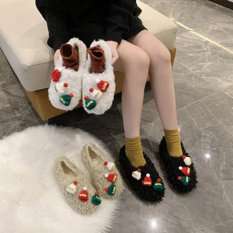 Indoor Women Fur Fluffy Soft Furry Slides Thick Flats Heel Non Slip House Shoes Ladies Luxury Design Footwear
Indoor Women Fur Fluffy Soft Furry Slides Thick Flats Heel Non Slip House Shoes Ladies Luxury Design Footwear