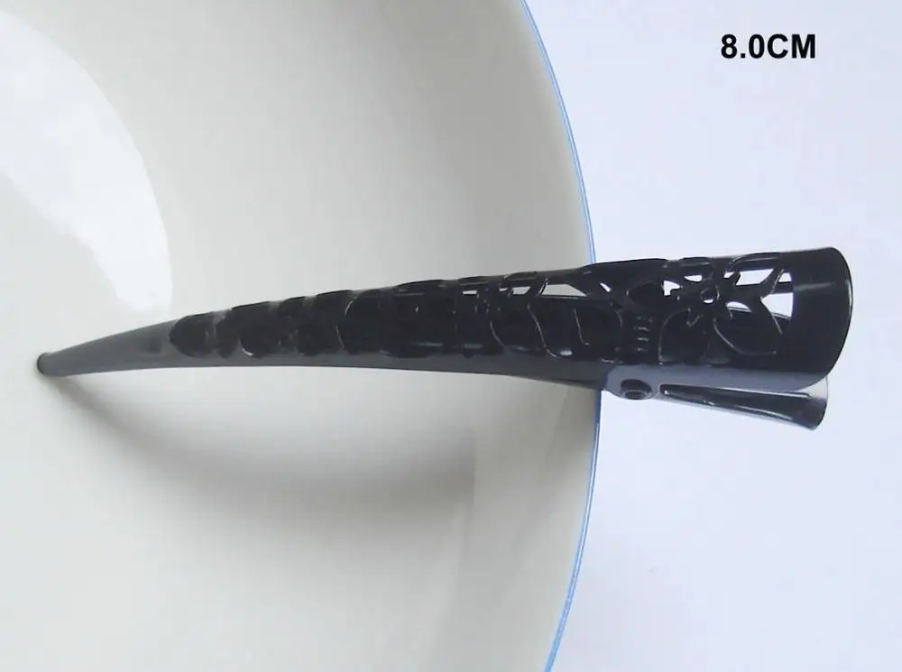 4 шт. 6 0 см 8 черный серебристый Металлический Заколки-клюв для женщин и девочек