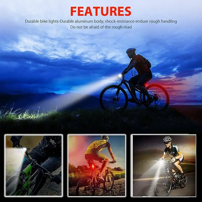 Upgraded New Bicycle Light 2255 Bicycle Headlight Highlight Warning Light USB Charging Headlight 320 Lumens
Upgraded New Bicycle Light 2255 Bicycle Headlight Highlight Warning Light USB Charging Headlight 320 Lumens