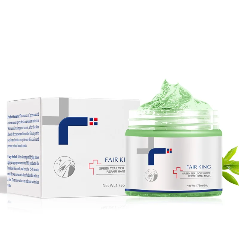 Green Tea Lock Water Repair Hand Mask Nourish Moisturizing Whitening Exfoliating Calluses Hand Film Anti-aging Hand Cream 50G
Green Tea Lock Water Repair Hand Mask Nourish Moisturizing Whitening Exfoliating Calluses Hand Film Anti-aging Hand Cream 50G
