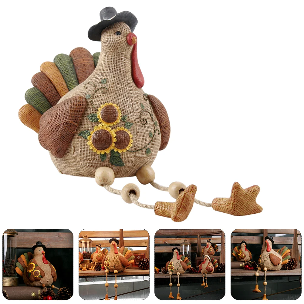 Thanksgiving Turkey Statue Tabletop Decor Turkey Shape Ornament Resin Crafts Decor
Thanksgiving Turkey Statue Tabletop Decor Turkey Shape Ornament Resin Crafts Decor