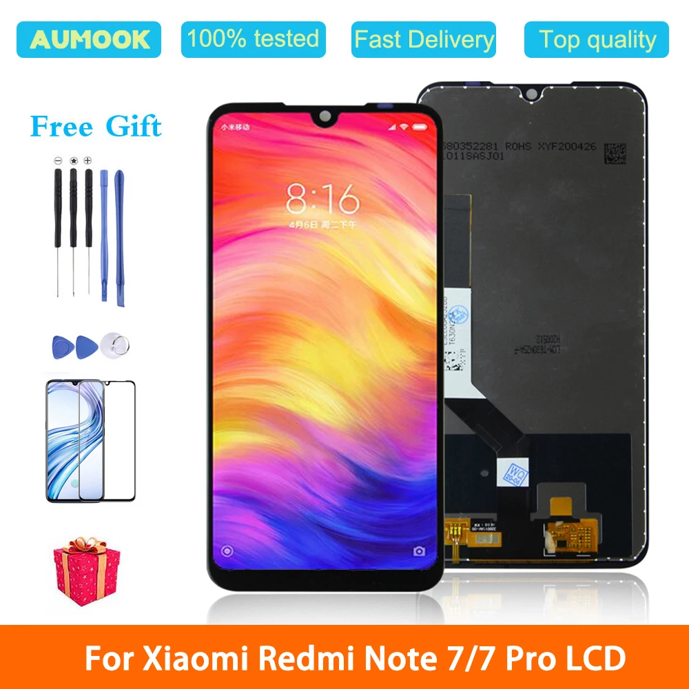 AUMOOK Replacement Digitizer Assembly for Xiaomi Redmi Note 7 Pro LCD Display Repair Parts Redmi Note 7 LCD Display Screen Touch
AUMOOK Replacement Digitizer Assembly for Xiaomi Redmi Note 7 Pro LCD Display Repair Parts Redmi Note 7 LCD Display Screen Touch
