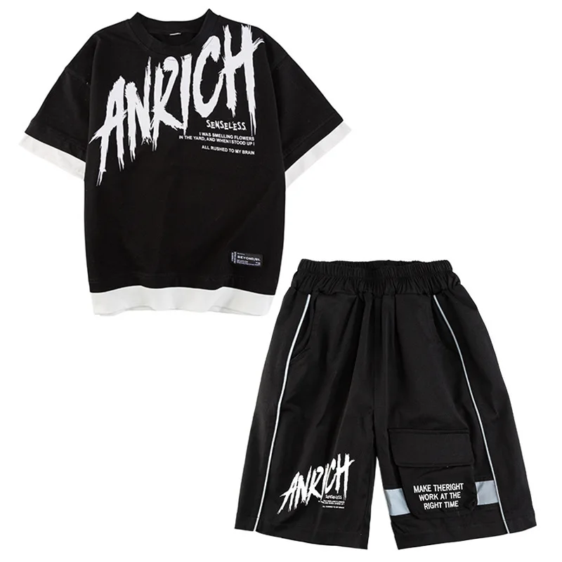 New Arrive Spring Autumn Boys Clothing Suits T-shirt + Shorts 2pcs/Set Kids Teenager Toddler Sports Costume Tracksuit High Quali
New Arrive Spring Autumn Boys Clothing Suits T-shirt + Shorts 2pcs/Set Kids Teenager Toddler Sports Costume Tracksuit High Quali