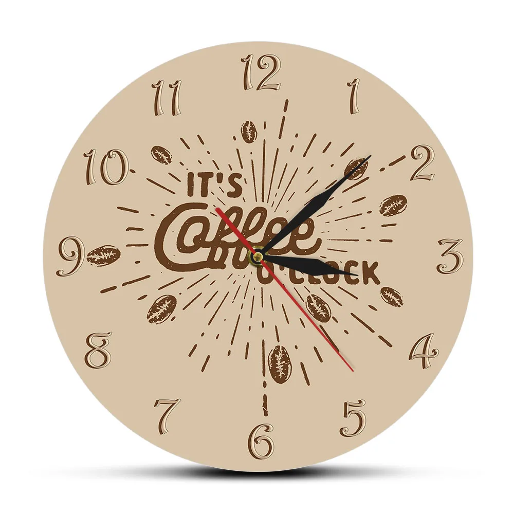 Настенные часы It's Coffee Clock Coffee Beans для кафе, ресторана, кухни, домашнего декора, современный дизайн, бесшумные кварцевые настенные часы
Настенные часы It's Coffee Clock Coffee Beans для кафе, ресторана, кухни, домашнего декора, современный дизайн, бесшумные кварцевые настенные часы