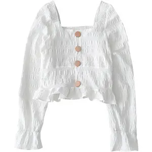 2020 New Women White Long Sleeve Stretch Womens Tops And Blouses Boho Sexy Slim Shirt Blusas Roupa Feminina
2020 New Women White Long Sleeve Stretch Womens Tops And Blouses Boho Sexy Slim Shirt Blusas Roupa Feminina