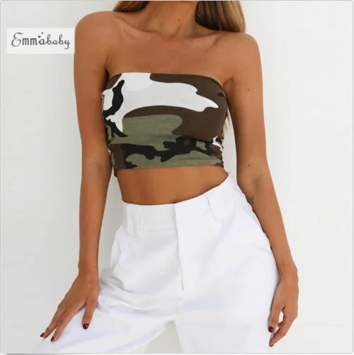 2020 Sexy Female Fashion Tanks Summer New Women Off Shoulder Elastic Strapless Wrapped Tops Bra Ladies Camis Vest Unpadded Tanks
2020 Sexy Female Fashion Tanks Summer New Women Off Shoulder Elastic Strapless Wrapped Tops Bra Ladies Camis Vest Unpadded Tanks