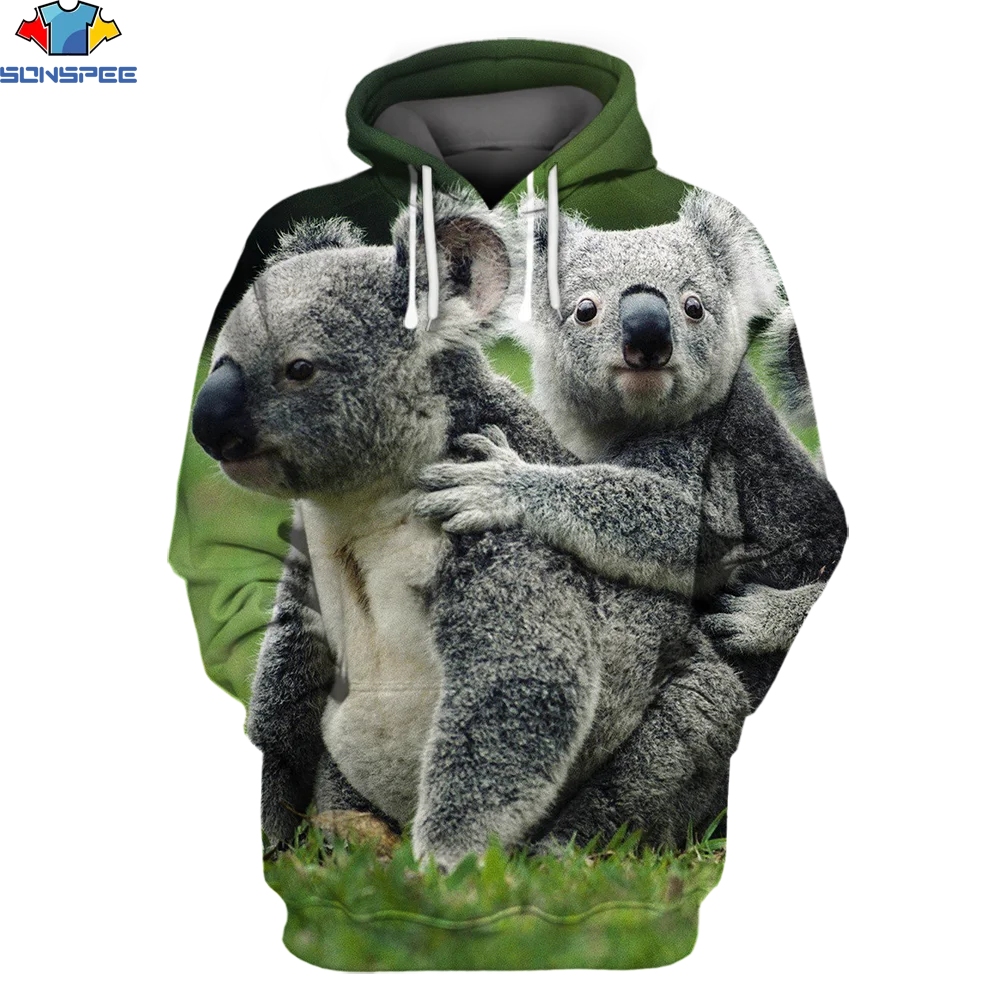 SONSPEE 3D Women Men Cute Koala Animals Casual 3D Print Man / Woman Fashion Hooded Hoodies Sweatshirts Hip Hop Harajuku Tops
SONSPEE 3D Women Men Cute Koala Animals Casual 3D Print Man / Woman Fashion Hooded Hoodies Sweatshirts Hip Hop Harajuku Tops