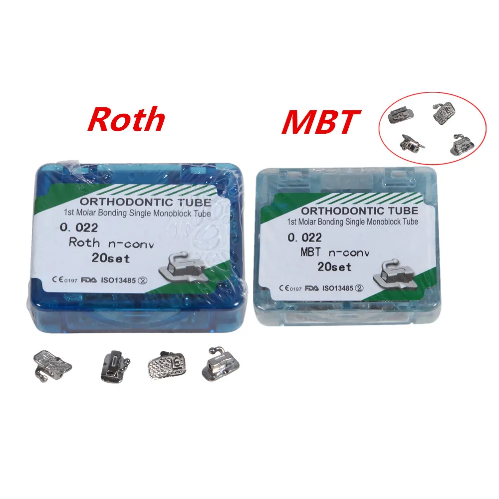 40 sets (160pcs) Dental Orthodontic Buccal Tubes 1st Molar Tube Bonding Roth/MBT 022 Monblock
40 sets (160pcs) Dental Orthodontic Buccal Tubes 1st Molar Tube Bonding Roth/MBT 022 Monblock