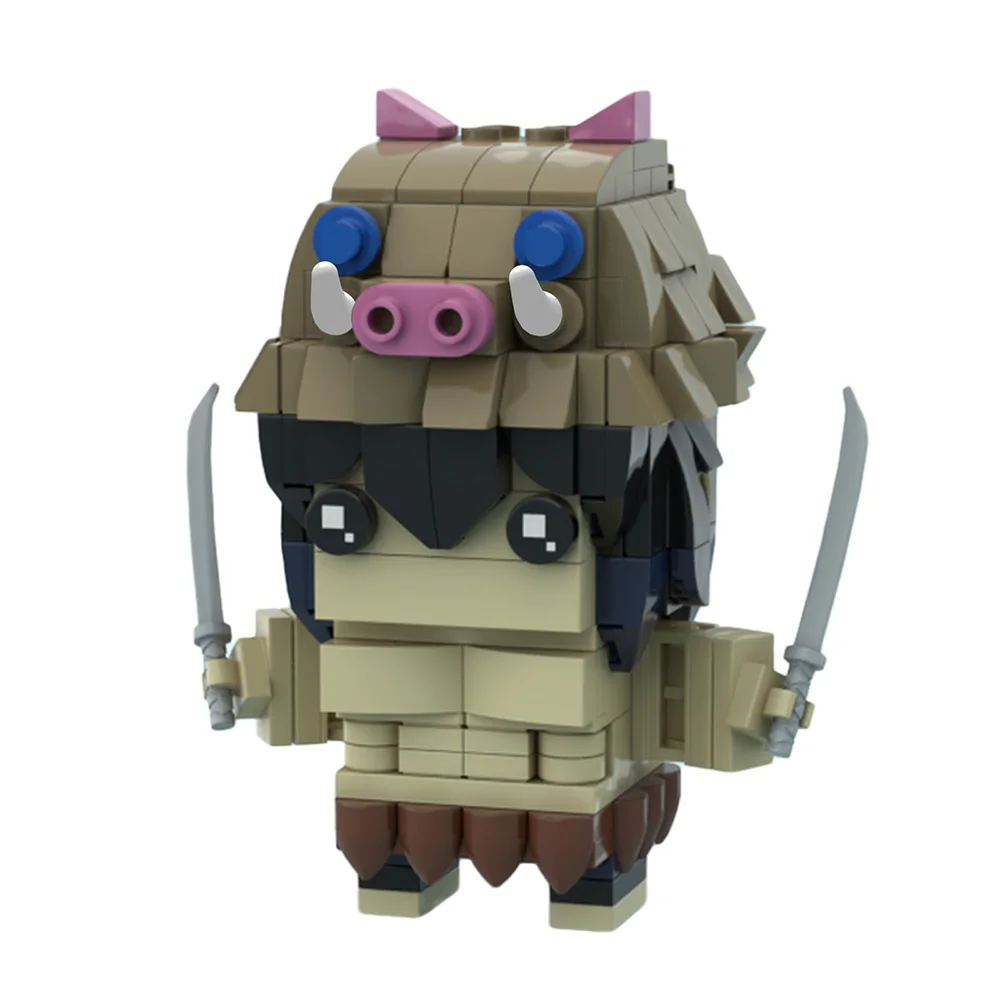 MOC Character Hashibira Inosuke Building Blocks Set For Demon Slayer Brickheadz Figure Swordsman Bricks DIY Toy For Chidren Gift
MOC Character Hashibira Inosuke Building Blocks Set For Demon Slayer Brickheadz Figure Swordsman Bricks DIY Toy For Chidren Gift