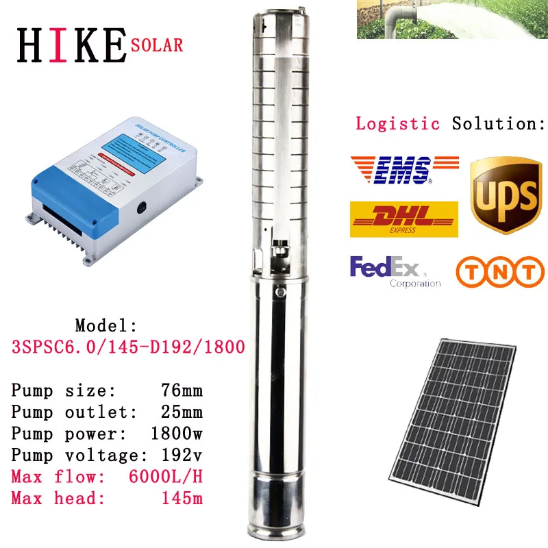 Hike солнечное оборудование 48V DC 3 "2.5hp dc солнечный насос отверстия для подземного водяной насос на солнечной батарее системы 3SPSC6.0/145-D192/1800
Hike солнечное оборудование 48V DC 3 "2.5hp dc солнечный насос отверстия для подземного водяной насос на солнечной батарее системы 3SPSC6.0/145-D192/1800