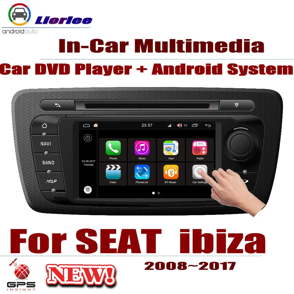 For SEAT Ibiza 2008-2017 Car Android GPS Navigation DVD Player Radio Stereo System Screen Multimedia
For SEAT Ibiza 2008-2017 Car Android GPS Navigation DVD Player Radio Stereo System Screen Multimedia