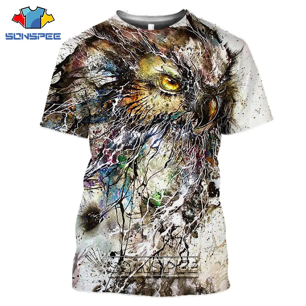 SONSPEE Fantasy Bird Owl Wildlife Women Men's T Shirt Casual Streetwear Harajuku Cartoon 3D Print Plus Size Tee Tops Shirt Homme
SONSPEE Fantasy Bird Owl Wildlife Women Men's T Shirt Casual Streetwear Harajuku Cartoon 3D Print Plus Size Tee Tops Shirt Homme