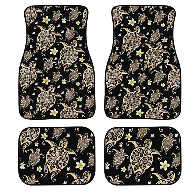 4-Piece Mandala Flower Sea Turtle Animal Print Car Floor Mat Full Set All Weather Season Rubber Floor Mat Car Interior Decoratio
4-Piece Mandala Flower Sea Turtle Animal Print Car Floor Mat Full Set All Weather Season Rubber Floor Mat Car Interior Decoratio