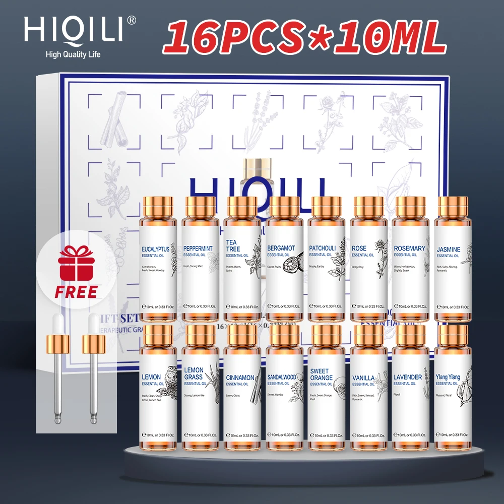 Ship From France HIQILI Essential Oils Top 16 Gift Set,100% Pure Natural For Aromatherapy,Humidifier, Massage,Diffuser,Skin,DIY
Ship From France HIQILI Essential Oils Top 16 Gift Set,100% Pure Natural For Aromatherapy,Humidifier, Massage,Diffuser,Skin,DIY