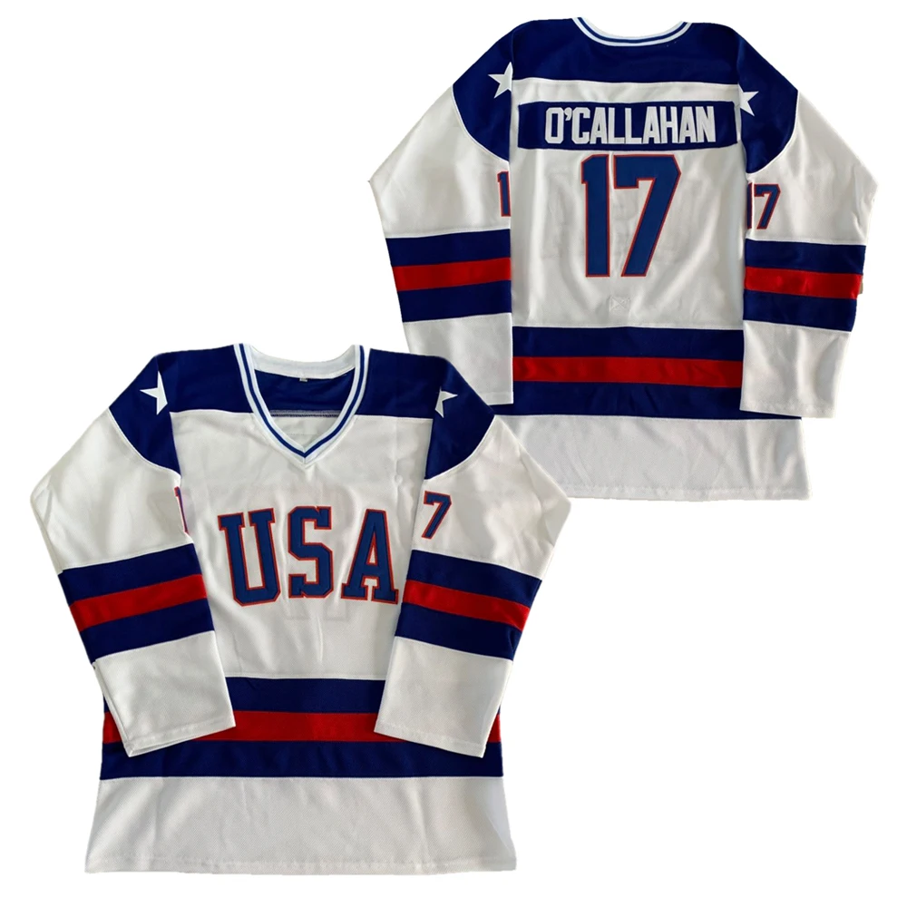 BG ice hockey jerseys USA 17 O'Callahan jersey Embroidery sewing Outdoor sportswear Hip-hop culture movie white High Quality
BG ice hockey jerseys USA 17 O'Callahan jersey Embroidery sewing Outdoor sportswear Hip-hop culture movie white High Quality