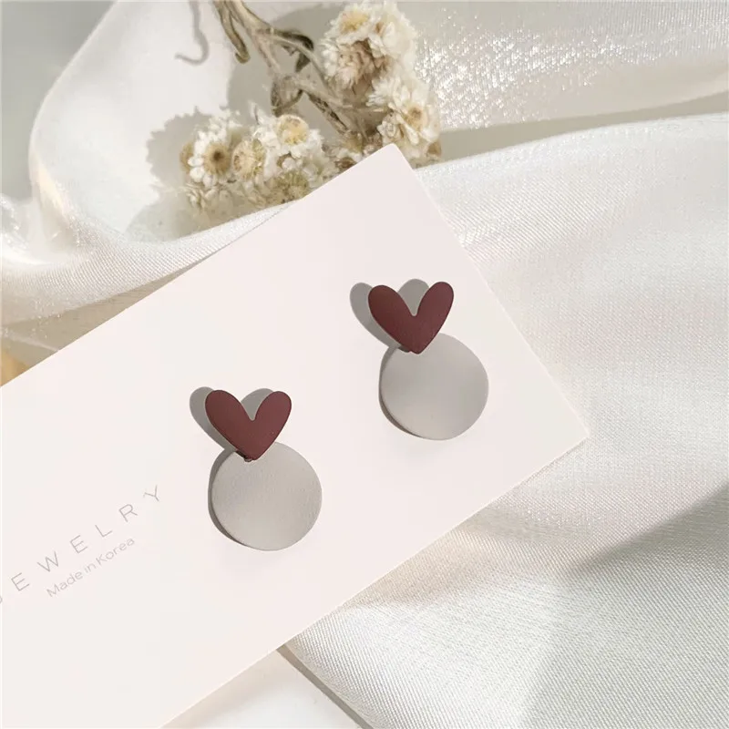 New Korean Heart Statement Drop Earrings 2020 for Women Fashion Vintage Geometric Acrylic Dangle Hanging Earring Jewelry
New Korean Heart Statement Drop Earrings 2020 for Women Fashion Vintage Geometric Acrylic Dangle Hanging Earring Jewelry