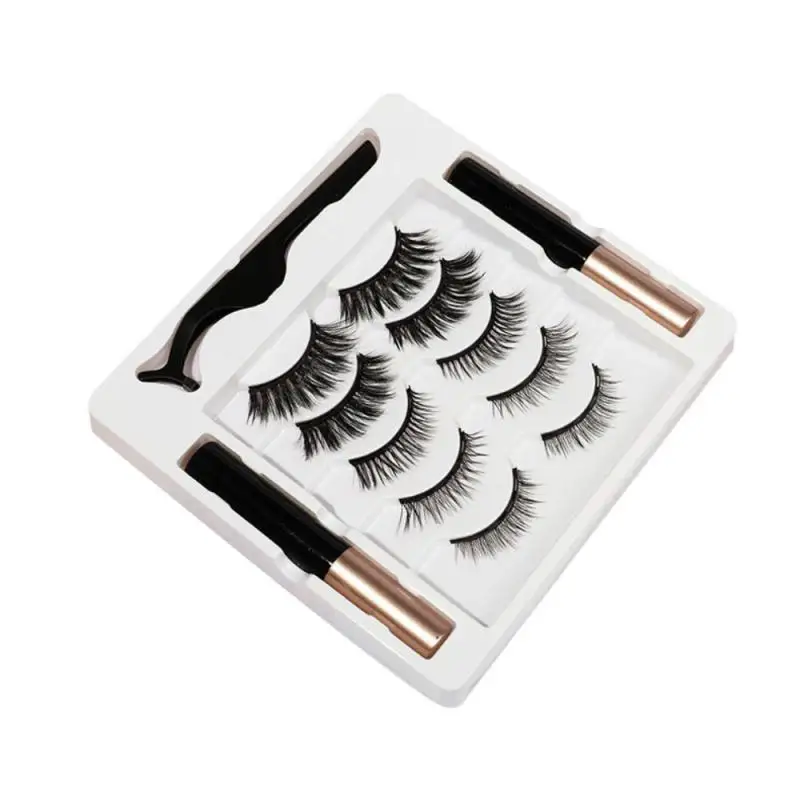 5 Pairs Eyelashes Tweezer 3D False Eyelashes Waterproof Magnetic Eyeliner Long Lasting Eyelashes Makeup Cosmetic Tool TSLM1
5 Pairs Eyelashes Tweezer 3D False Eyelashes Waterproof Magnetic Eyeliner Long Lasting Eyelashes Makeup Cosmetic Tool TSLM1