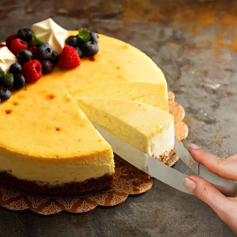 High Quality Steel Perfect Cake Slicer Cutter Kitchen Gadget Serving C9Q4 Utensils C6F6
High Quality Steel Perfect Cake Slicer Cutter Kitchen Gadget Serving C9Q4 Utensils C6F6