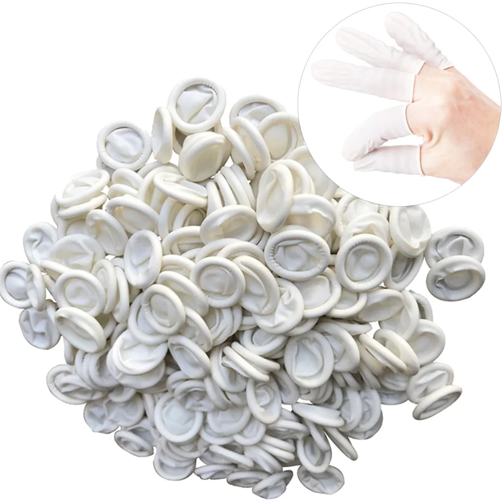 300pcs Disposable Nail Art Finger Cots Latex Fingertips Protective Cover Small Protector DIY Manicure Tool (White)
300pcs Disposable Nail Art Finger Cots Latex Fingertips Protective Cover Small Protector DIY Manicure Tool (White)