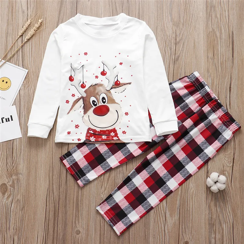 Christmas Family Matching Pajamas Set Adult Kid Clothes Top+Pants Xmas Deer Sleepwear Mom Dad Baby Family Holiday Wear
Christmas Family Matching Pajamas Set Adult Kid Clothes Top+Pants Xmas Deer Sleepwear Mom Dad Baby Family Holiday Wear