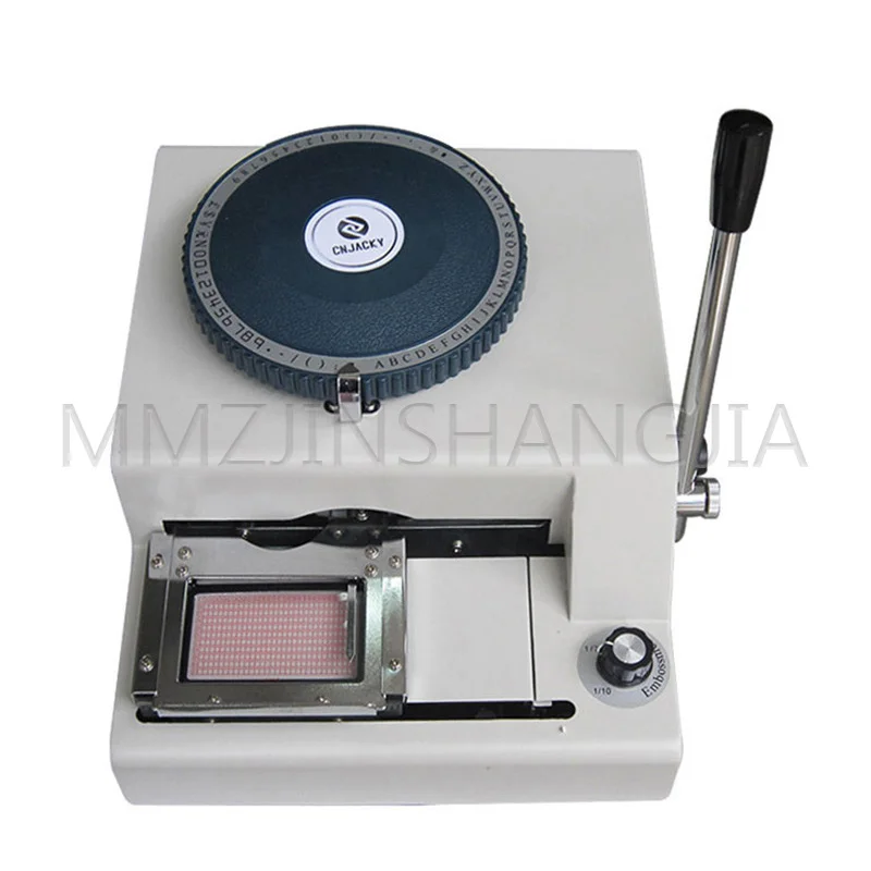Card embossing machine embossing code machine Manual PVC card compressing machine 70 character PVC ID card number coding machine
Card embossing machine embossing code machine Manual PVC card compressing machine 70 character PVC ID card number coding machine