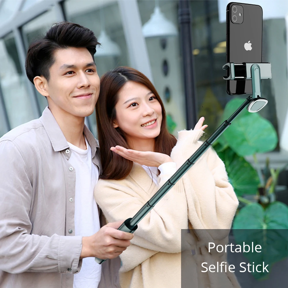 Wireless Bluetooth Tripod Selfie Stick Portable Foldable For iPhone 12/11 Samsung S20 Xiaomi Mi Huawei IOS Android Smartphone
Wireless Bluetooth Tripod Selfie Stick Portable Foldable For iPhone 12/11 Samsung S20 Xiaomi Mi Huawei IOS Android Smartphone
