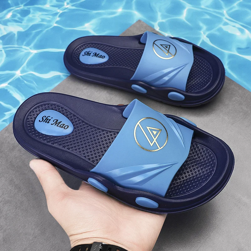 Hot Sale Blue Man Thick Slides Large Size 46 Summer Soft Light Beach Slippers for Men Couple Massage Slippers Men chausson homme
Hot Sale Blue Man Thick Slides Large Size 46 Summer Soft Light Beach Slippers for Men Couple Massage Slippers Men chausson homme