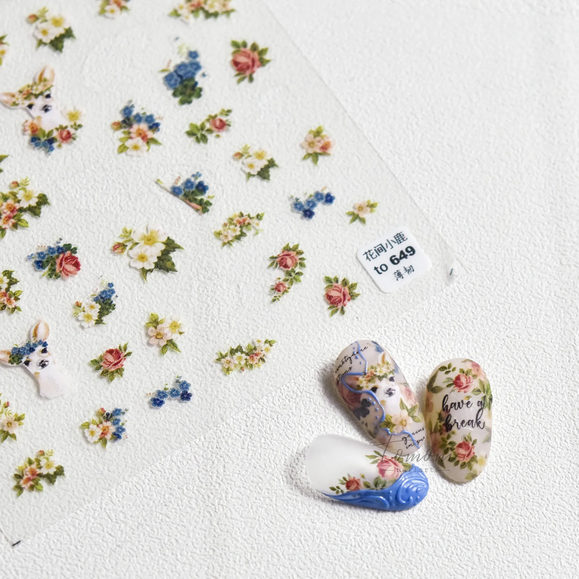 1 Pc 3D Embossed Flower Leaves Fawn Nail Stickers Colorful Nail Art Decals Sliders Manicure Decorations Foils Tattoo XQL11
1 Pc 3D Embossed Flower Leaves Fawn Nail Stickers Colorful Nail Art Decals Sliders Manicure Decorations Foils Tattoo XQL11