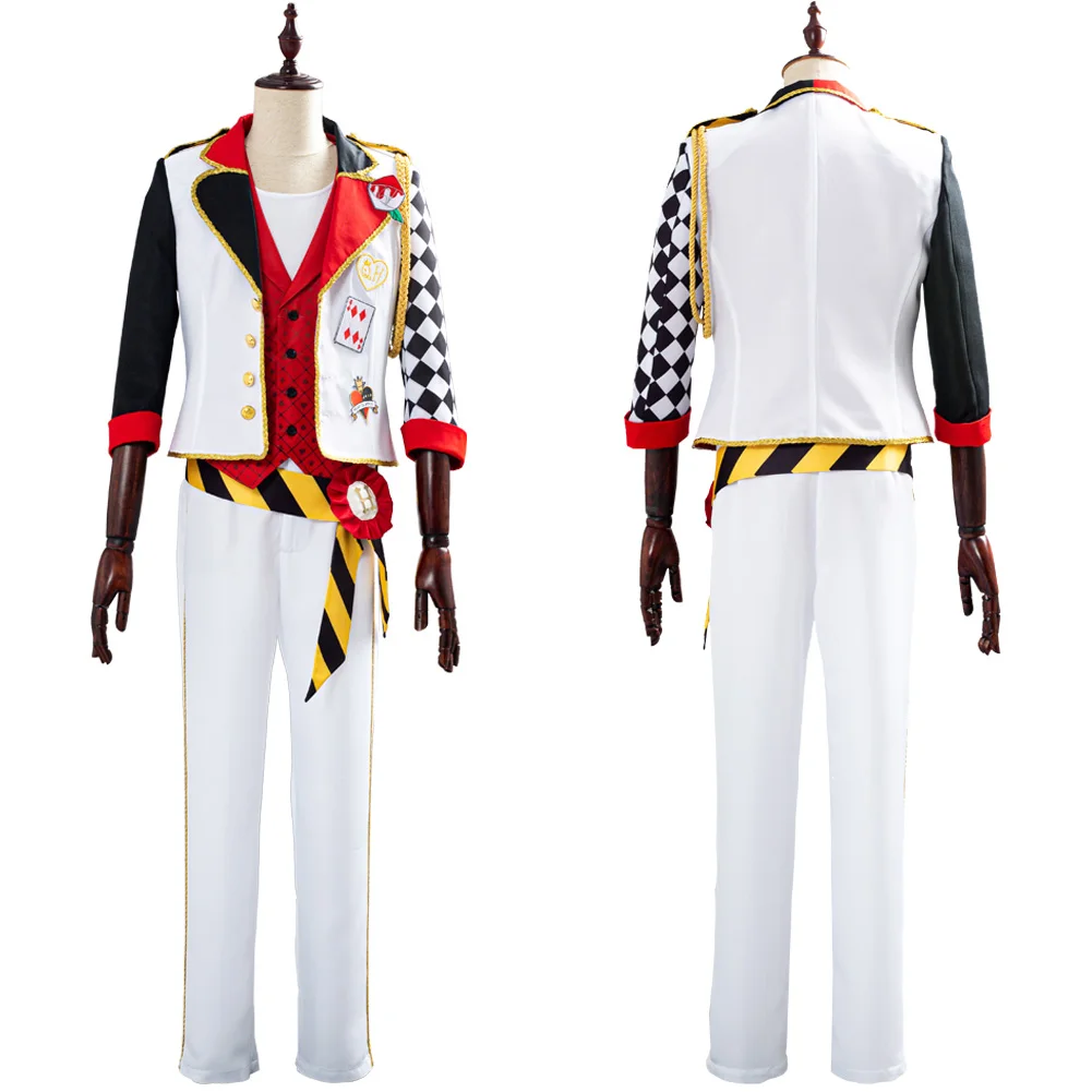 

Twisted Wonderland Cater Costume Alice Cosplay in Wonderland Theme Uniform Suit Halloween Carnival Outfit Custom